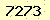 請輸入此驗證碼 : 7273