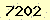 請輸入此驗證碼 : 7202