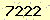 請輸入此驗證碼 : 7222