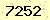 請輸入此驗證碼 : 7252