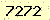 請輸入此驗證碼 : 7272