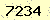 請輸入此驗證碼 : 7234