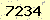 請輸入此驗證碼 : 7234
