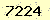 請輸入此驗證碼 : 7224