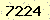 請輸入此驗證碼 : 7224
