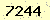請輸入此驗證碼 : 7244