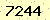請輸入此驗證碼 : 7244