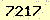 請輸入此驗證碼 : 7217