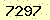 請輸入此驗證碼 : 7297