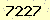 請輸入此驗證碼 : 7227