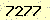 請輸入此驗證碼 : 7277