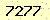 請輸入此驗證碼 : 7277