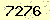 請輸入此驗證碼 : 7276