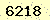 請輸入此驗證碼 : 6218