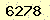 請輸入此驗證碼 : 6278