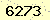 請輸入此驗證碼 : 6273