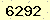 請輸入此驗證碼 : 6292