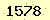 請輸入此驗證碼 : 1578