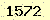 請輸入此驗證碼 : 1572