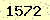 請輸入此驗證碼 : 1572