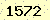 請輸入此驗證碼 : 1572