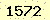 請輸入此驗證碼 : 1572