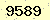 請輸入此驗證碼 : 9589