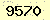 請輸入此驗證碼 : 9570