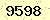 請輸入此驗證碼 : 9598