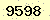 請輸入此驗證碼 : 9598