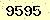 請輸入此驗證碼 : 9595