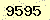 請輸入此驗證碼 : 9595
