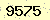 請輸入此驗證碼 : 9575