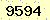 請輸入此驗證碼 : 9594