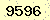 請輸入此驗證碼 : 9596
