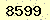 請輸入此驗證碼 : 8599