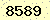 請輸入此驗證碼 : 8589
