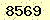 請輸入此驗證碼 : 8569