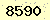 請輸入此驗證碼 : 8590