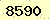 請輸入此驗證碼 : 8590