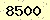 請輸入此驗證碼 : 8500