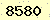 請輸入此驗證碼 : 8580