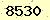 請輸入此驗證碼 : 8530