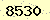 請輸入此驗證碼 : 8530