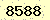 請輸入此驗證碼 : 8588