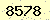 請輸入此驗證碼 : 8578