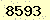 請輸入此驗證碼 : 8593