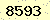 請輸入此驗證碼 : 8593