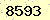 請輸入此驗證碼 : 8593