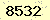 請輸入此驗證碼 : 8532